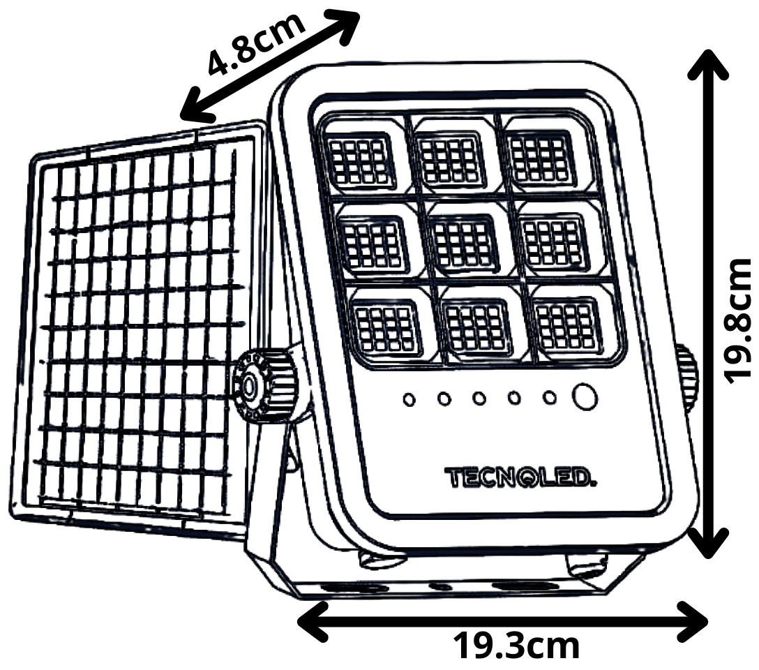 SO-M3K-REF100 REFLECTOR SOLAR - LumyventJC