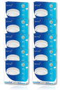 ADO-012 10 PIEZAS DE PÁNEL LED REDONDO SLIM 12W SOBREPONER BLANCO CÁLIDO