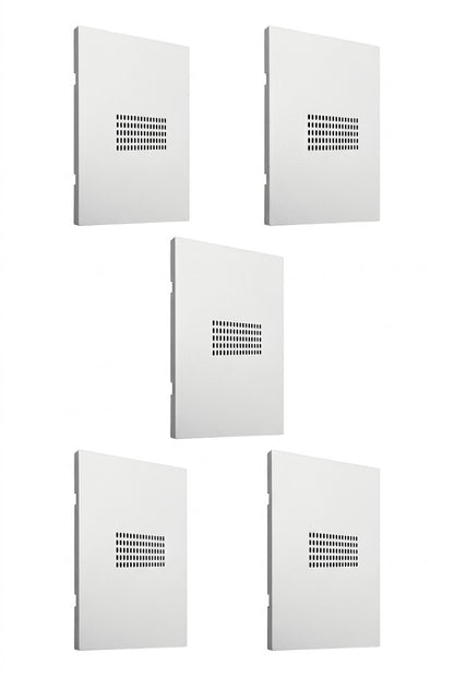 APL-714 5 PIEZAS DE PLACA LUXURY ZUMBADOR COLOR BLANCOV