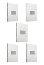 APL-714 5 PIEZAS DE PLACA LUXURY ZUMBADOR COLOR BLANCOV