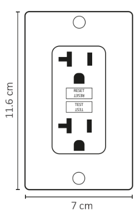 APL-002 INTERRUPTOR DE CIRCUITO DE FALLO A TIERRA GFCI 3 VÍAS, 2 CONECTORES 5-20R