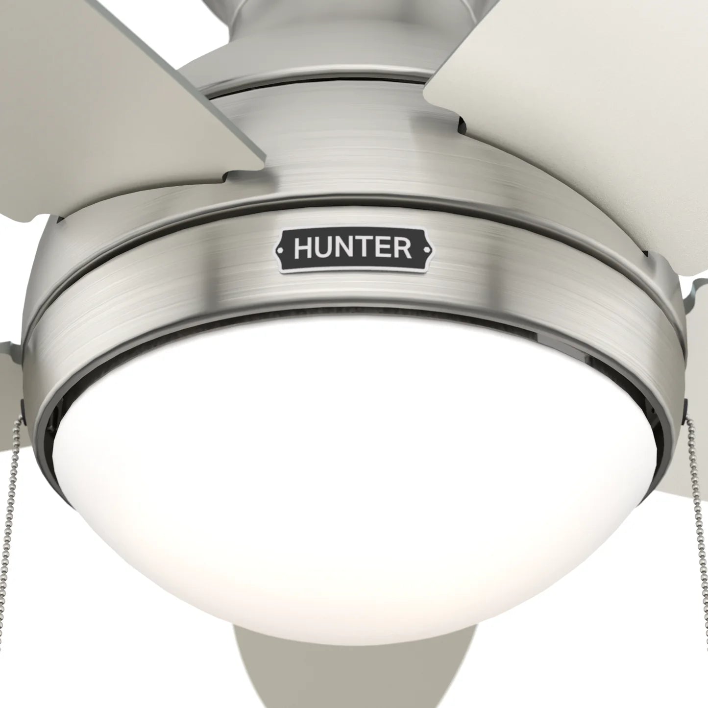 51870 Ventilador de Techo Quartino Perfil Bajo con Luz 44 Pulgadas - LumyventJC
