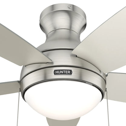 51870 Ventilador de Techo Quartino Perfil Bajo con Luz 44 Pulgadas - LumyventJC