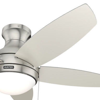 51870 Ventilador de Techo Quartino Perfil Bajo con Luz 44 Pulgadas - LumyventJC