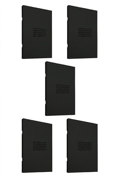 APL-614 5 PIEZAS DE PLACA LUXURY ZUMBADOR COLOR NEGRO