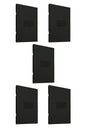 APL-614 5 PIEZAS DE PLACA LUXURY ZUMBADOR COLOR NEGRO