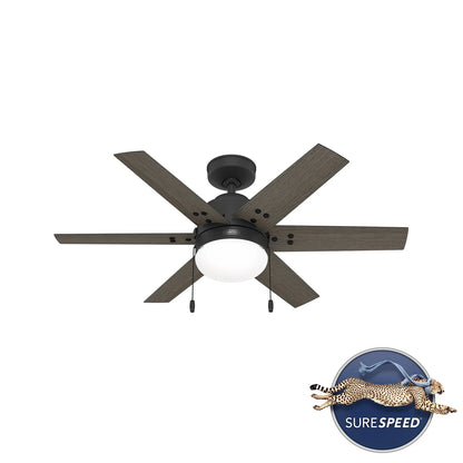 52104 Ventilador de Techo Spokane con Luz LED 40 pulgadas NEGRO MATE - LumyventJC