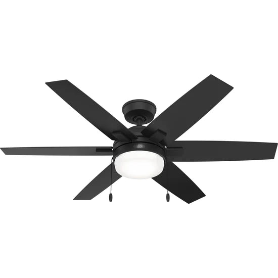 52319 Ventilador de Techo Toledo con Luz LED 52 Pulgadas NEGRO MATE - LumyventJC