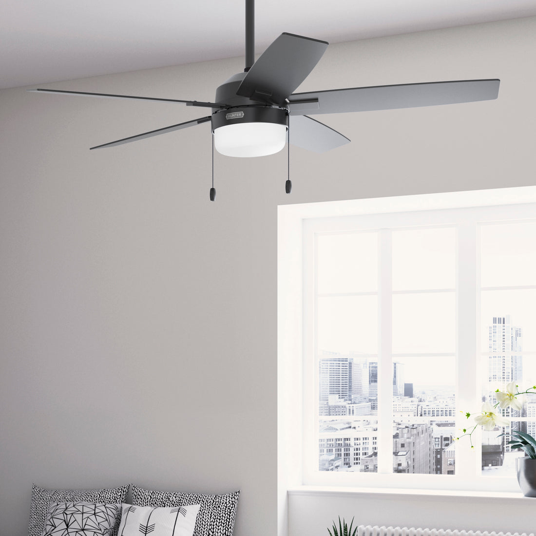 52485 Ventilador de Techo Anisten con Luz LED 52 pulgadas