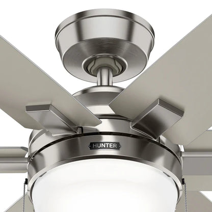 53261 Ventilador de Techo Toledo con Luz LED 52 Pulgadas NIQUEL MATE - LumyventJC