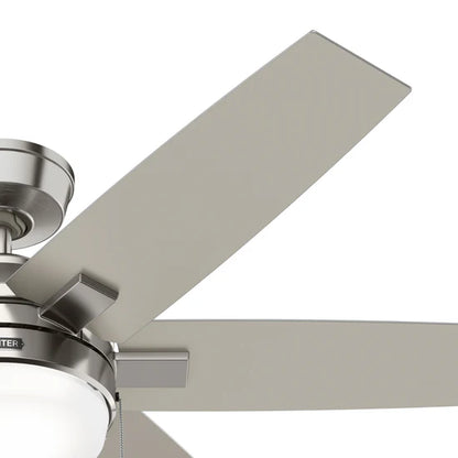 53261 Ventilador de Techo Toledo con Luz LED 52 Pulgadas NIQUEL MATE - LumyventJC