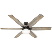 Cargar imagen en el visor de la galería, Ventilador de Techo Kaplan con Luz 64 Pulgadas
