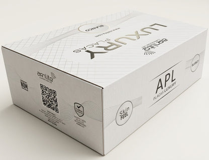 APL-708 CAJA DE 10 PIEZAS DE PLACA LUXURY DE CONTACTO TELEFÓNICO COLOR BLANCO