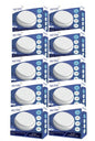 ADO-018 10 PIEZAS DE PÁNEL LED REDONDO SOBREPONER 15W BLANCO FRÍO A PRUEBA DE VAPOR