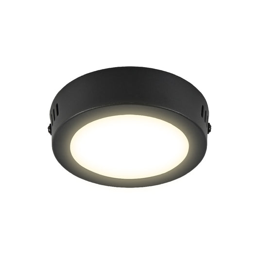 Lámpara Plafón LED Techo 6 W, Luz Cálida Brillante, Interiores, No atenuable, LED integrado