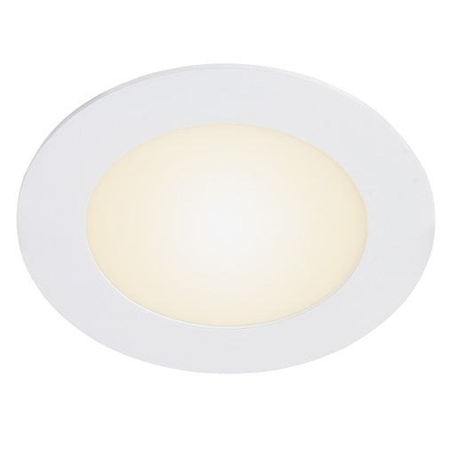 Lámpara Downlight LED Empotrable 6 W, Luz Cálida Brillante, No atenuable, LED integrado