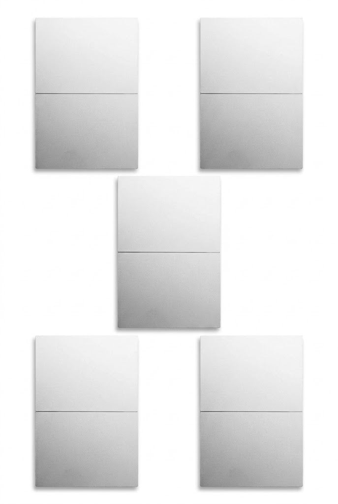 APL-702 5 PIEZAS DE PLACA LUXURY APAGADOR DE 2 INTERRUPTORES 3 VÍAS BLANCO