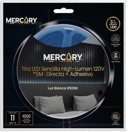 MRX1309 TIRA LED SENCILLA HIGH BLANCO FRIO 6500K