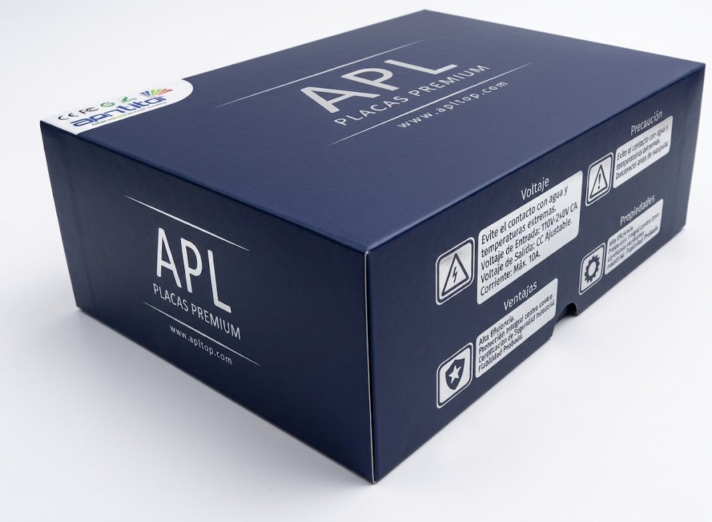 APL-101 CAJA DE 10 PIEZAS DE PLACA APAGADOR DE 1 INTERRUPTOR Y 3 VÍAS