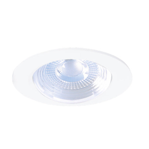 Lámpara Downlight LED Empotrable Dirigible 7 W, Luz Cálida Brillante, No atenuable, LED integrado