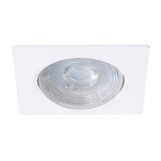 Lámpara Downlight LED Empotrable Dirigible 7 W, Luz Cálida Brillante, No atenuable, LED integrado