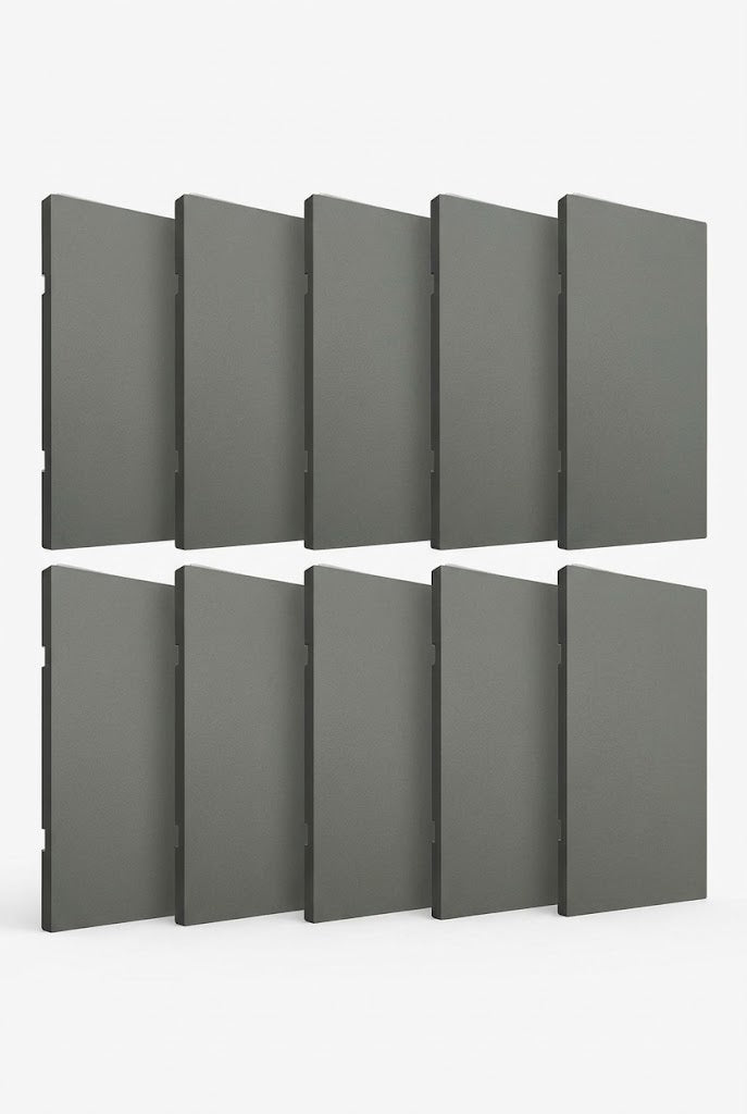 APL-412 10 PIEZAS DE PLACA LUXURY DE TAPA CIEGA COLOR GRIS OXFORD