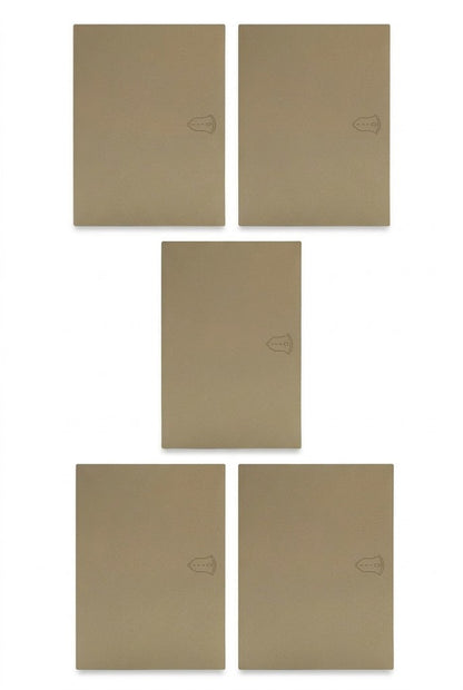 APL-513 5 PIEZAS DE PLACA LUXURY DE CONTACTO TIMBRE COLOR ORO