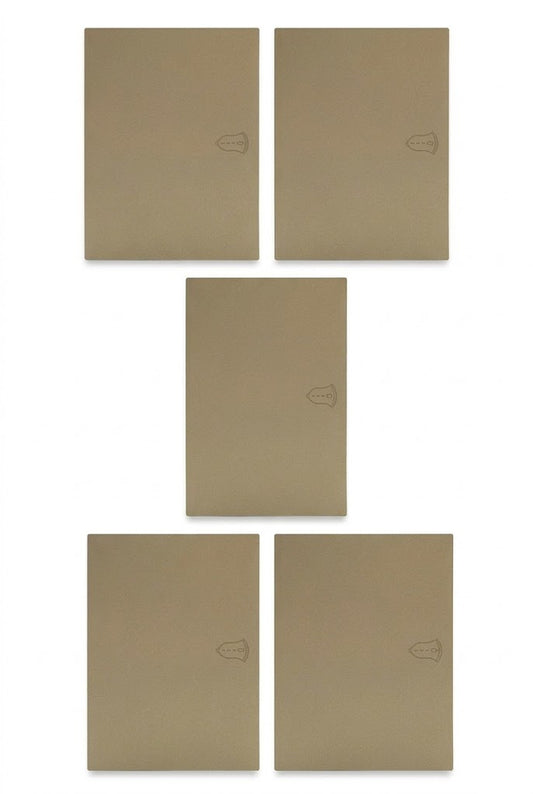 APL-513 5 PIEZAS DE PLACA LUXURY DE CONTACTO TIMBRE COLOR ORO - LumyventJC