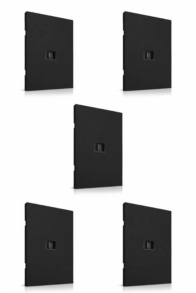 APL-608 5 PIEZAS DE PLACA LUXURY DE CONTACTO TELEFÓNICO COLOR NEGRO