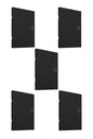 APL-613 5 PIEZAS DE PLACA LUXURY DE CONTACTO TIMBRE COLOR NEGRO