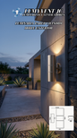 ADE-013 LUMINARIA PARED CILÍNDRO DOBLE SATÍN EXTERIOR PARA GU10 - LumyventJC