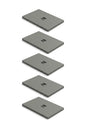 APL-408 5 PIEZAS DE PLACA LUXURY DE CONTACTO TELEFÓNICO COLOR GRIS OXFORD
