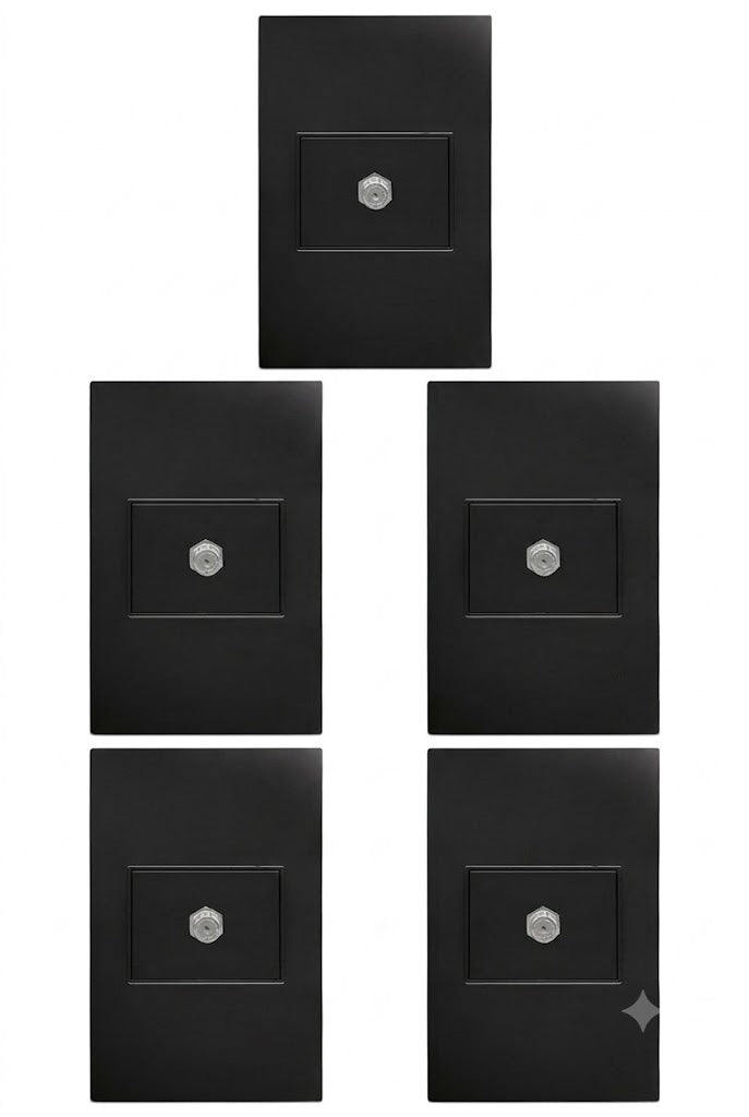 APL-310 5 PIEZAS DE PLACA NEGRA DE CONTACTO COXIAL PARA TELEVISIÓN
