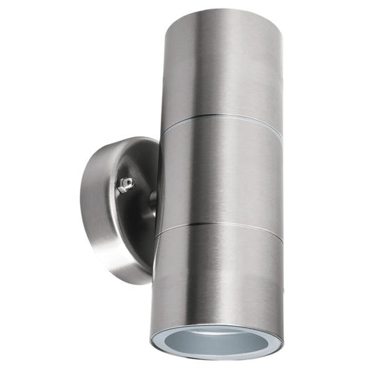 LUMINARIA PARED CILÍNDRO DOBLE SATÍN EXTERIOR PARA GU10 - LumyventJC