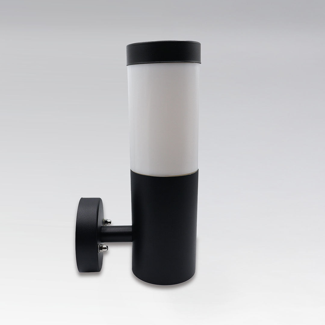 LUMINARIA PARED CILINDRICA ALUMINIO NEGRO. - LumyventJC