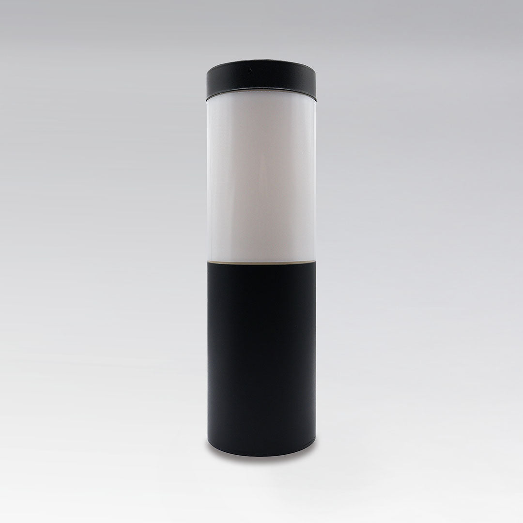 LUMINARIA PARED CILINDRICA ALUMINIO NEGRO. - LumyventJC