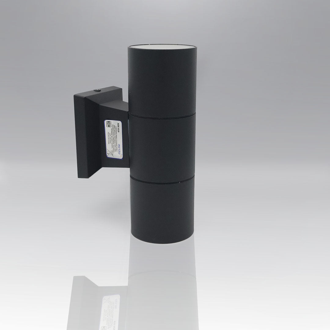 ADE-019 LUMINARIA PARED DOBLE NEGRO MATE MÁX. 25W - LumyventJC