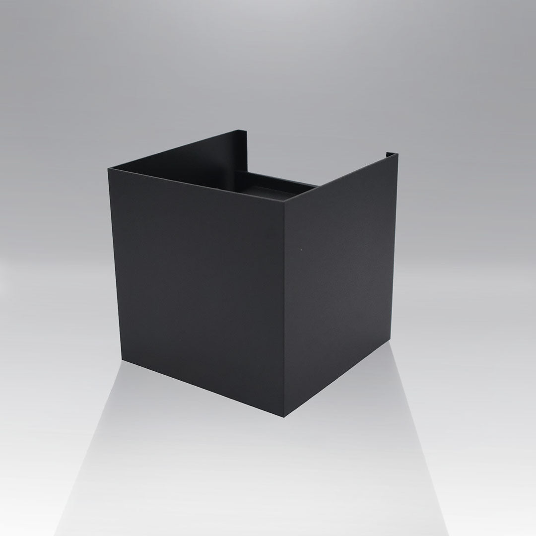 ADE-020 LUMINARIA LED PARED DOBLE CUBO NEGRO, ÁNGULO AJUSTABLE BLANCO FRÍO 6W - LumyventJC