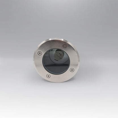 ADE-202 EMPOTRABLE PISO CUBIERTA SATÍN Y VIDRIO TEMPLADO EXTERIOR BASE MR16 - LumyventJC