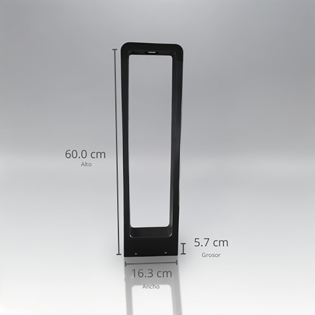 ADE-307 LUMINARIA LED TUBULAR SOBREPONER EXTERIOR BLANCO FRÍO 10W - LumyventJC