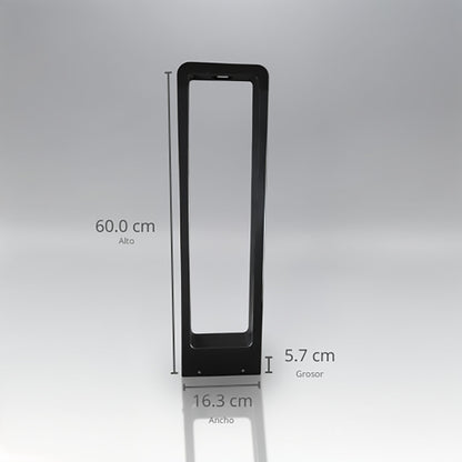 ADE-307 LUMINARIA LED TUBULAR SOBREPONER EXTERIOR BLANCO FRÍO 10W - LumyventJC