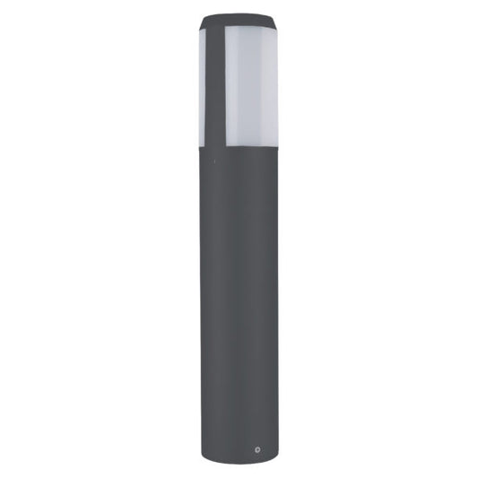 LUMINARIA MINI POSTE SOBREPONER GRIS EXTERIOR PARA E26 - LumyventJC