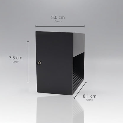 ADE-402 LUMINARIA LED CORTESÍA CUADRADA 3W IP65 BLANCO CALIDO - LumyventJC