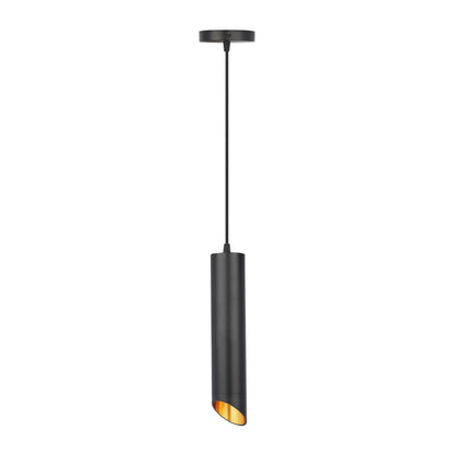 ADE-613 DECORATIVO COLGANTE CILINDRO CON CORTE DIAGONAL BASE GU10