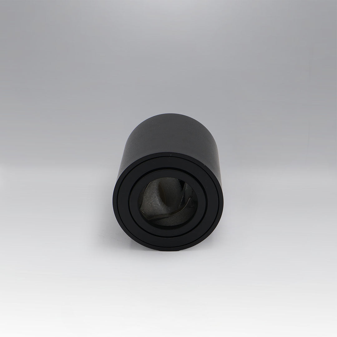 ADE-702 LUMINARIA CILÍNDRICO TECHO SOBREPONER NEGRO INTERIOR PARA GU10 - LumyventJC