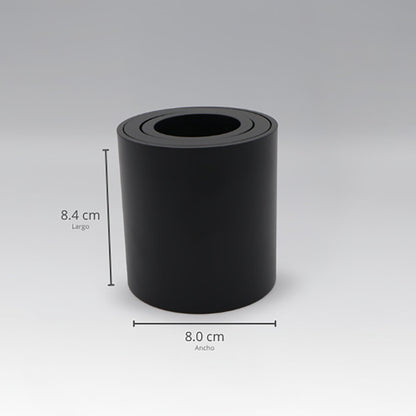 ADE-702 LUMINARIA CILÍNDRICO TECHO SOBREPONER NEGRO INTERIOR PARA GU10 - LumyventJC
