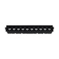 ADE-708 LUMINARIA LINEAL EMPOTRABLE NEGRO CON OPTICA 20W BF - LumyventJC