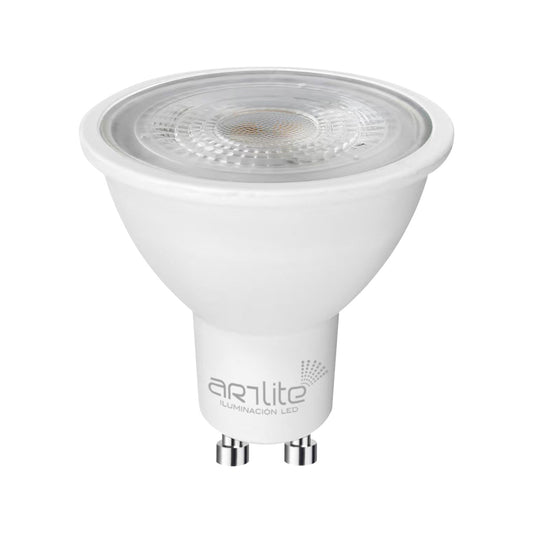 ALA-004 10 PIEZAS DE LÁMPARA LED SPOT GU10 7W BLANCO CÁLIDO