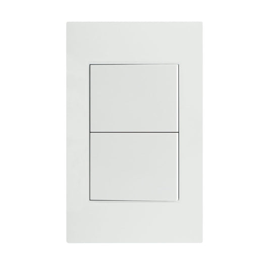 APL-202 PLACA DE APAGADOR DE 2 INTERRUPTORES Y 3 VÍAS - LumyventJC