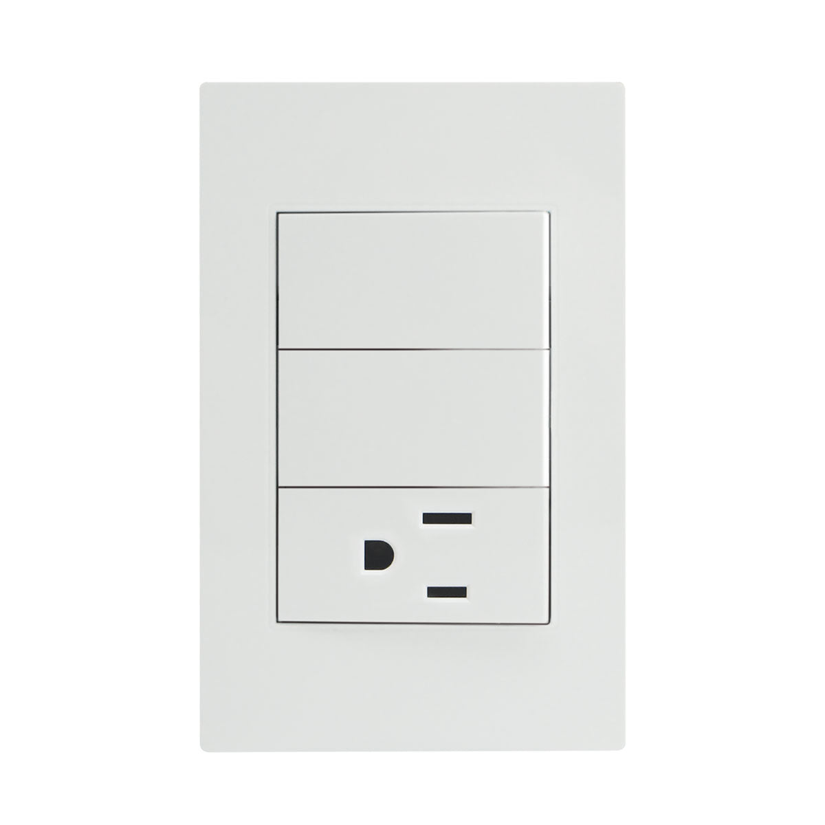 APL-206 PLACA DE CONTACTO Y APAGADOR DE 2 INTERRUPTOR Y 3 VÍAS